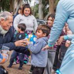 Juan de Jesús compartió el “Cumple Fiesta” con los chicos y chicas en San Clemente